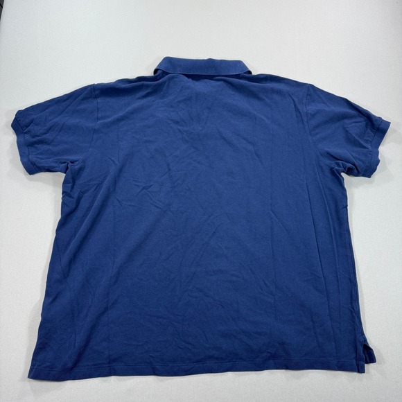 Ralph Lauren Polo Shirt Men's 4XB Navy Blue Yacht Club Marine Tour Short Sleeve - Picture 2 of 6